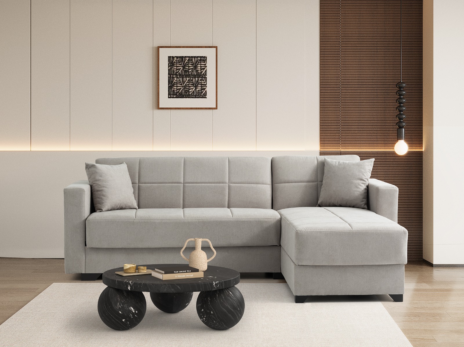 Trend Yatak Asya Modern Konfor Köşe Koltuk Takımı - Alternatif Görsel 2