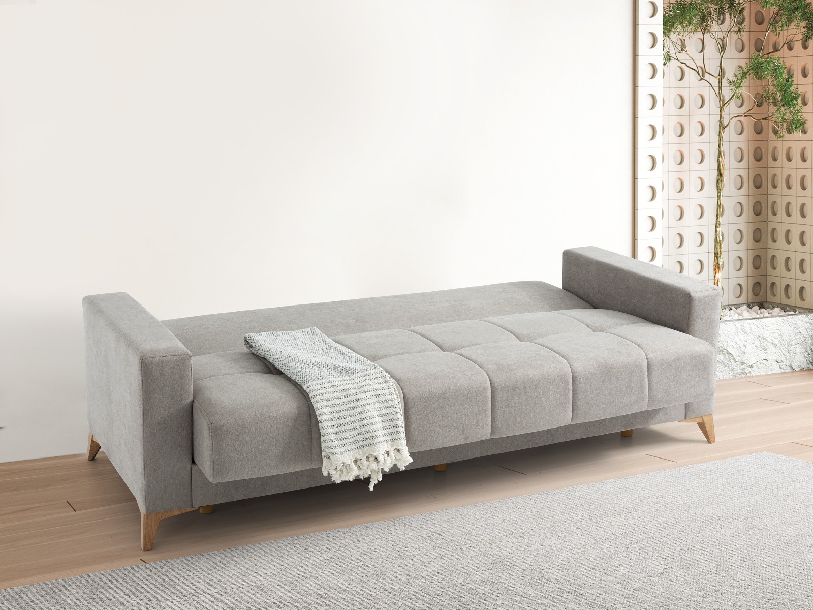 Trend Yatak Bergama Modern Lüks Üçlü Kanepe - Ergonomik Konfor Koltuk - Alternatif Görsel 2