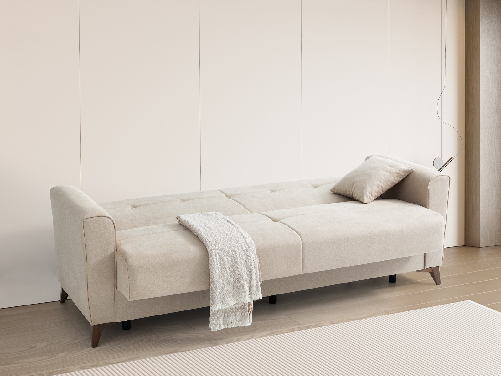 Trend Yatak Life Modern Lüks Üçlü Kanepe - Yüksek Sırt Destekli Koltuk - Alternatif Görsel 2