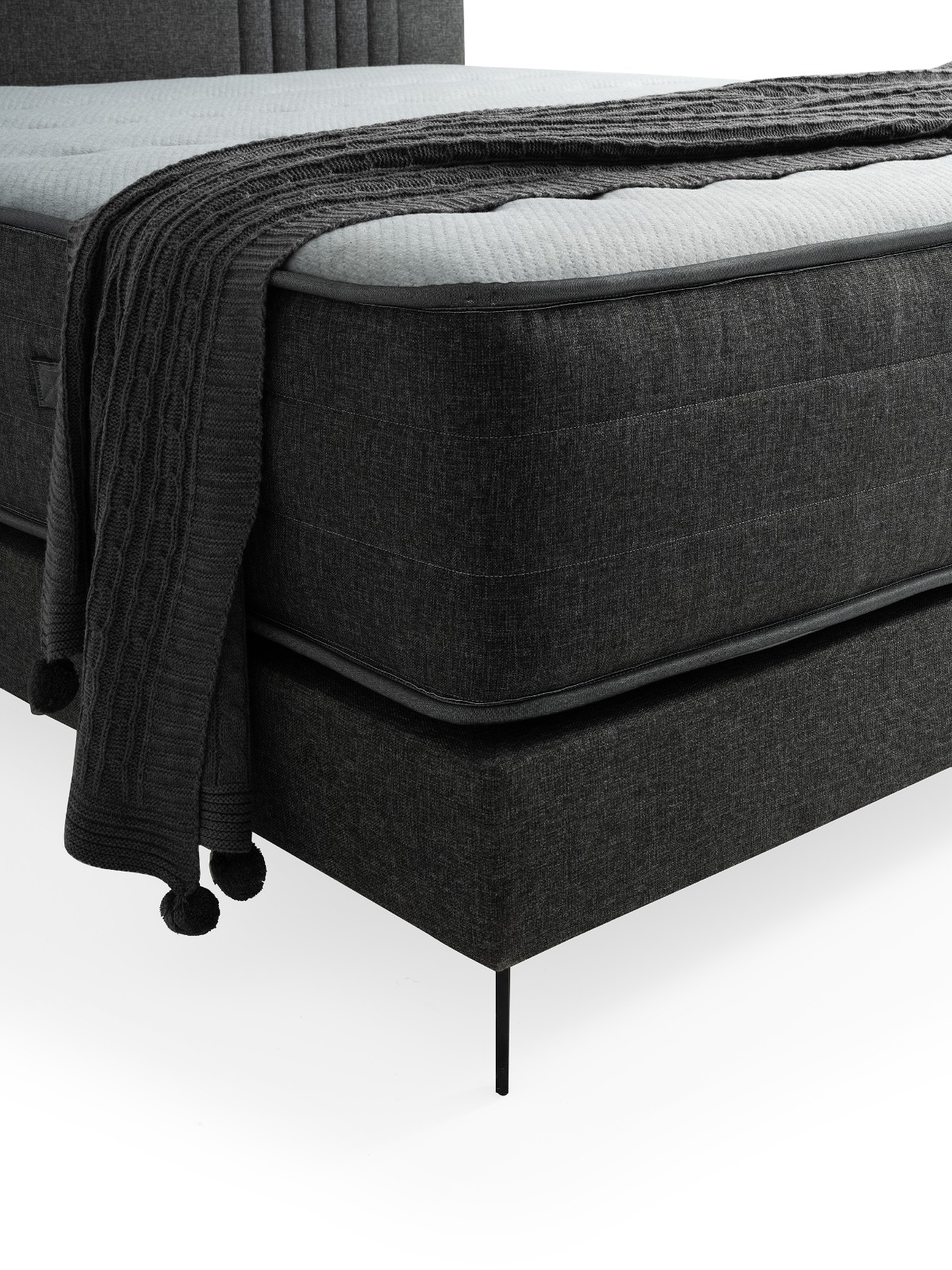 Trend Yatak Magnetic Black Antistres Çift Taraflı Pocket Yaylı Yatak - Alternatif Görsel 5