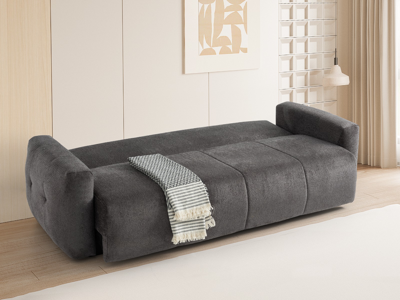 Trend Yatak Paris Modern Lüks Üçlü Kanepe - Konfor Koltuk - Alternatif Görsel 2