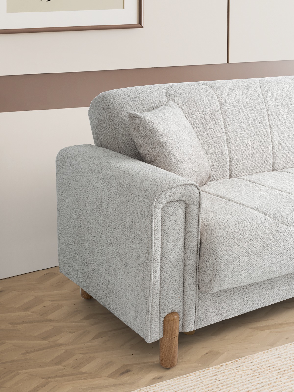 Trend Yatak Royal Avangart Modern Lüks Üçlü Kanepe - Saray Konforu - Alternatif Görsel 4