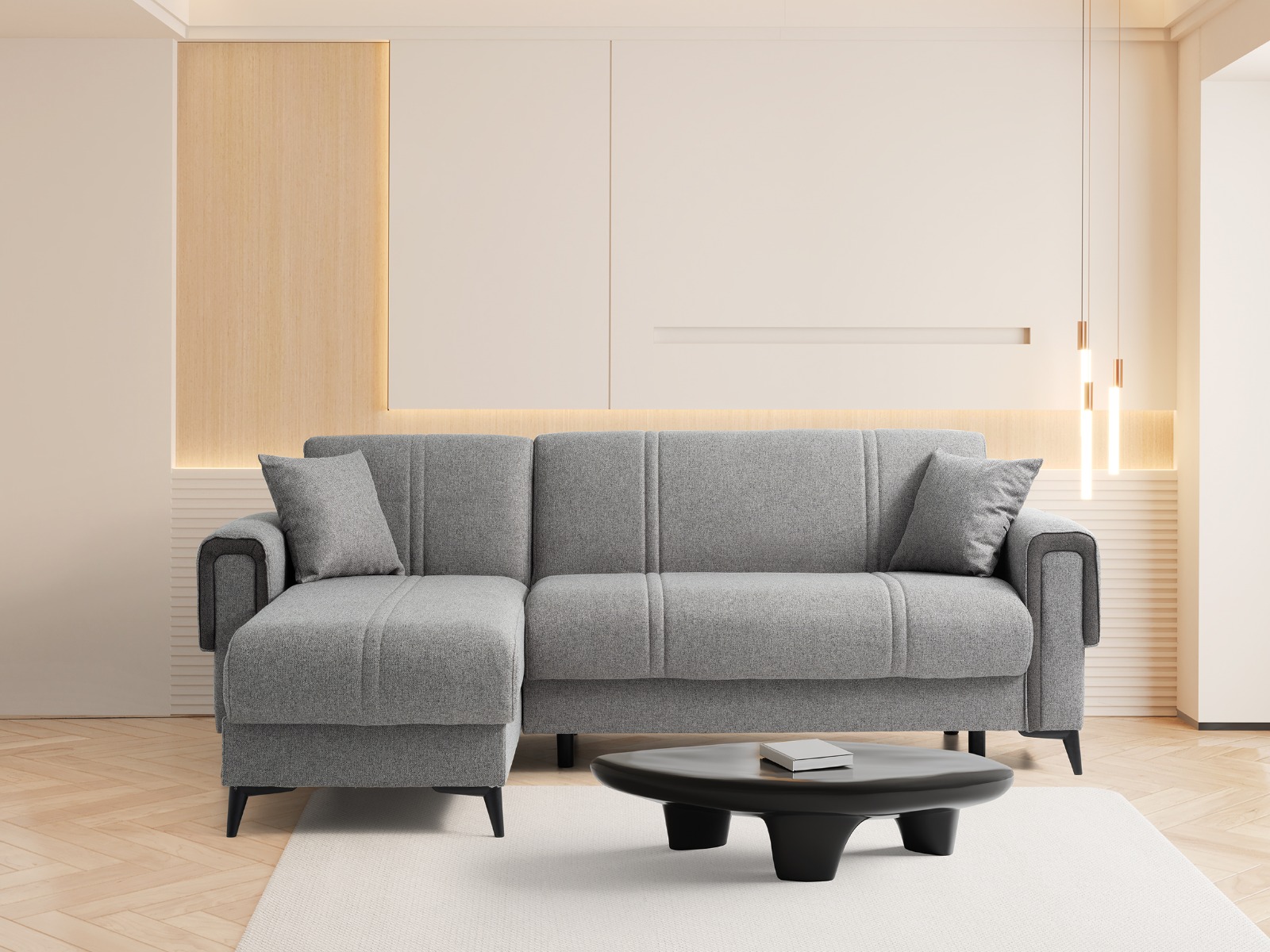 Trend Yatak Safir Modern Lüks Köşe Koltuk Takımı - Alternatif Görsel 2