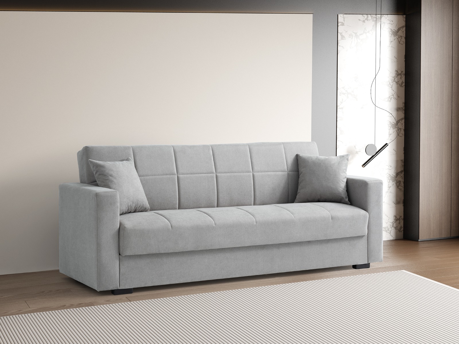 Trend Yatak Vista Modern Lüks Üçlü Kanepe - Kompakt Konfor Koltuk - Kanepeler