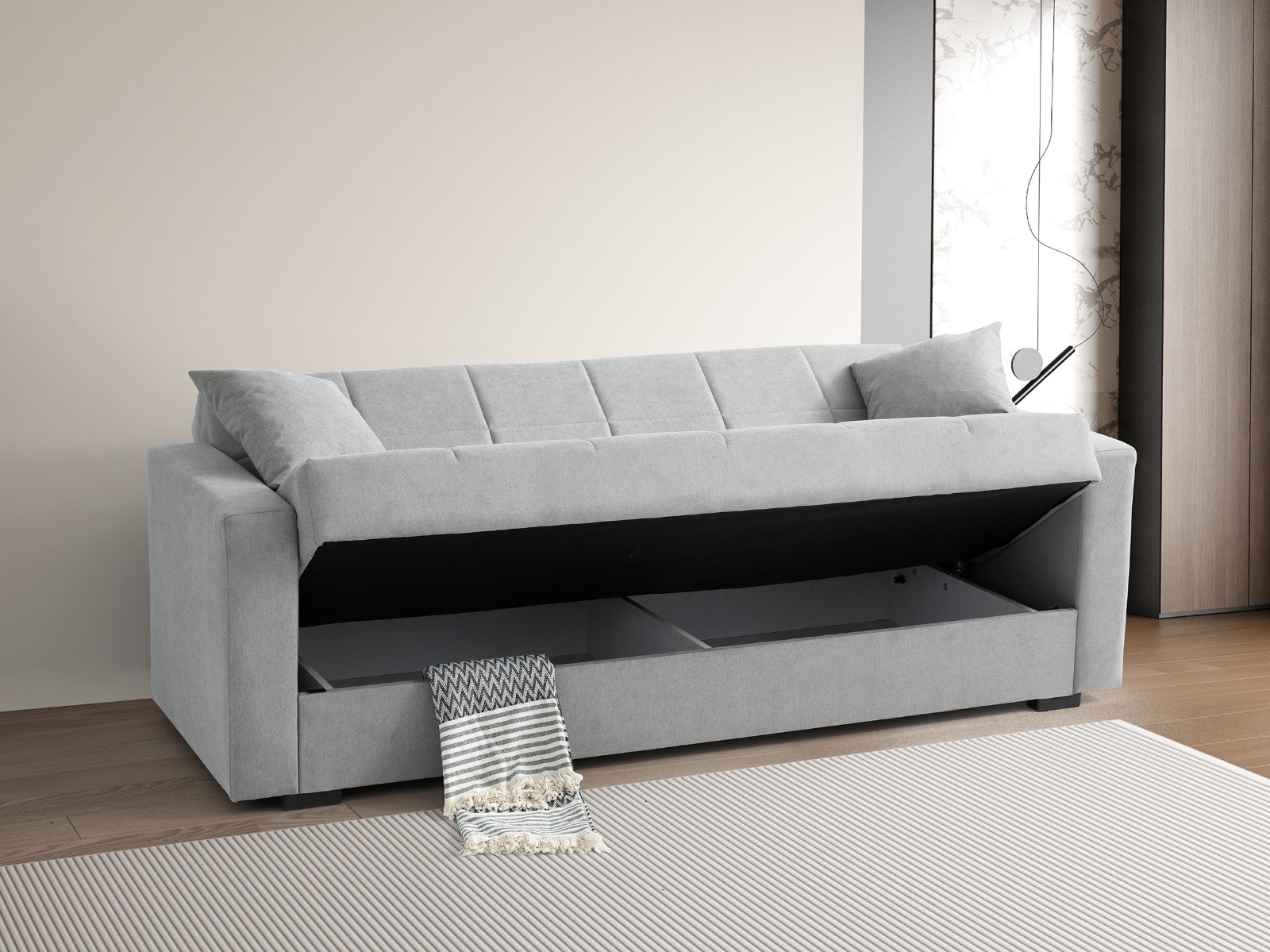 Trend Yatak Vista Modern Lüks Üçlü Kanepe - Kompakt Konfor Koltuk - Alternatif Görsel 2